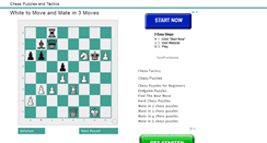 Desktop Screenshot of chesspuzzlesonline.com